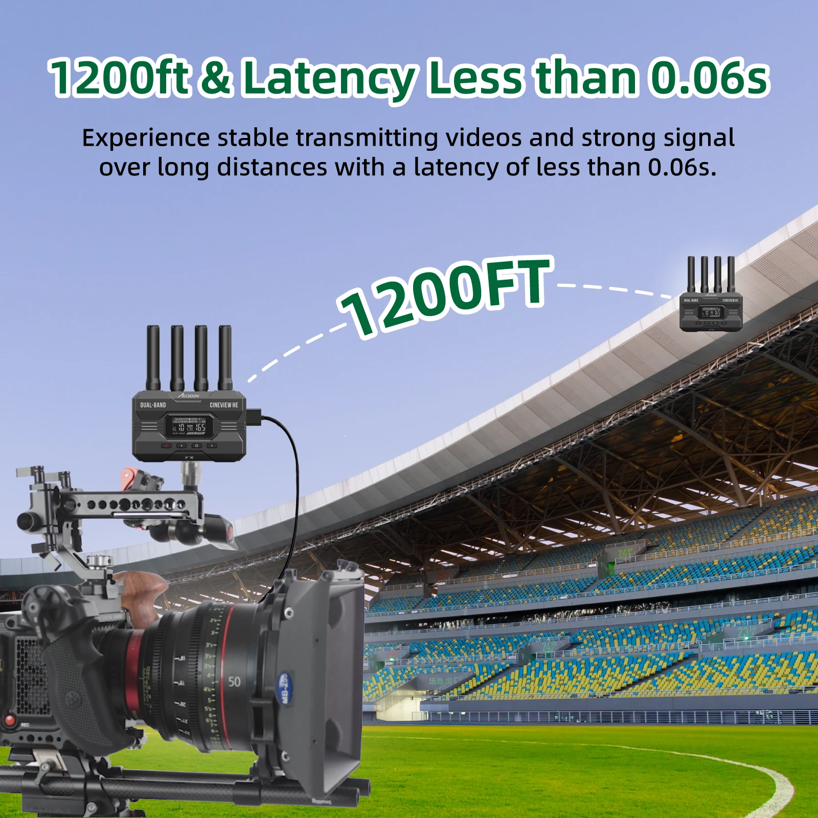 Wireless Hdmi Accsoon CineView HE Video Camera Transmitter