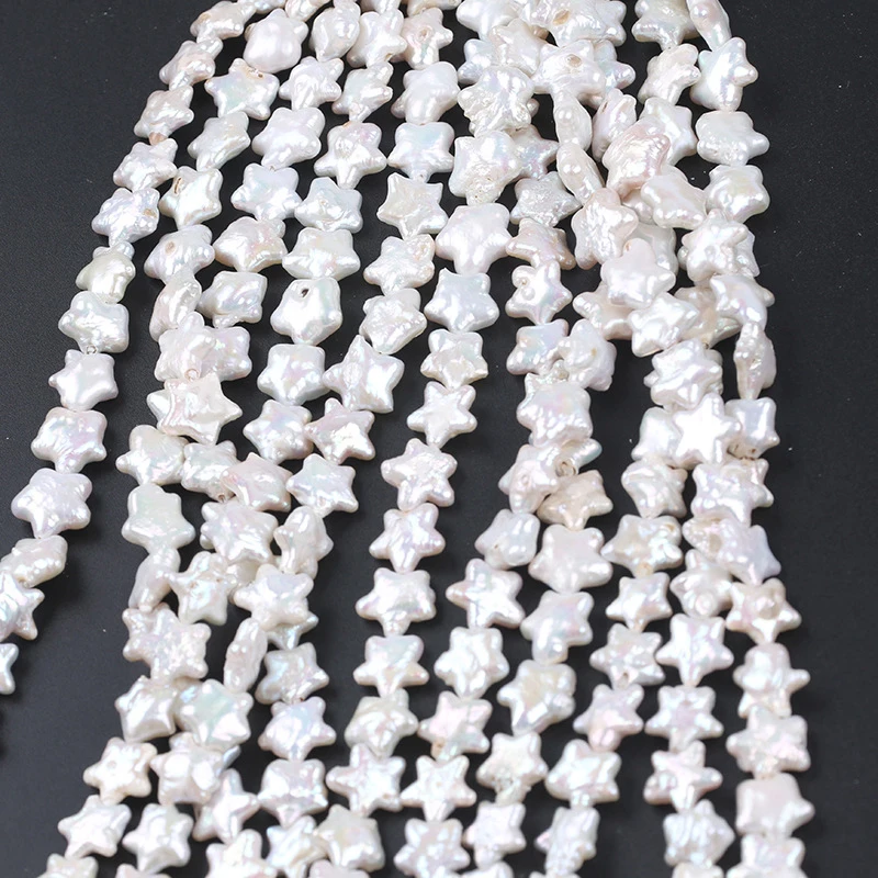 Natural Freshwater Pearl Loose Beads Star white Star shape Wholesale Pearls Jewelry Making DIY Necklace Bracelet Accessories