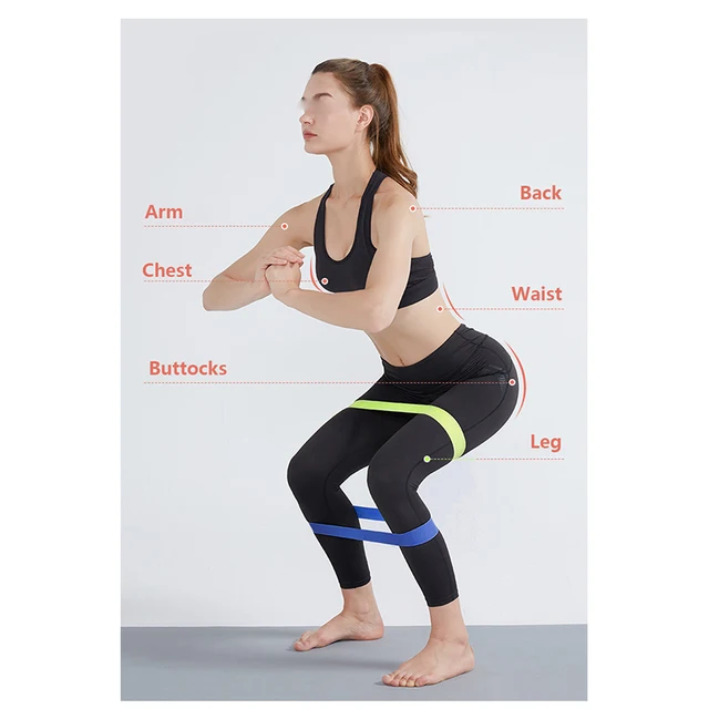 Elastic Resistance Bands Yoga Training Gym Fitness Gum Rubber Band Crossfit Exercise Equipment For Strength Training 6