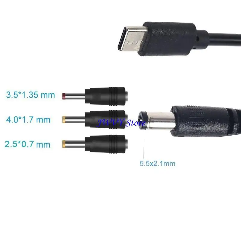 573A 유형 C 5V 1.2V-12V 전압 스텝 업 컨버터 케이블 전압 장난감용 LED 디스플레이가 있는 전원 레귤레이터 라인