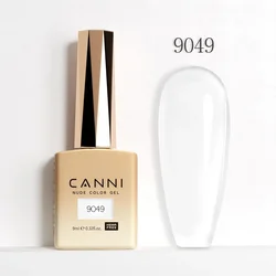 CANNI Venalisa Nail Gel Polish - Luxurious Winter Collection, Rich Color & Soft Texture, Hema-Free & Long-Lasting (9049 milky white)