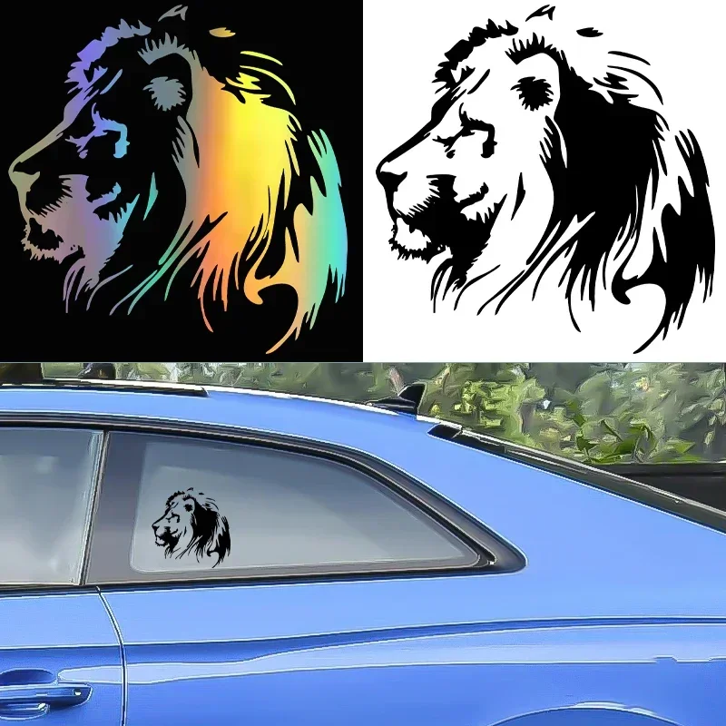 

Автомобильная наклейка Aliauto, медитация, Лев, автомобили, мотоциклы, аксессуары, Виниловая наклейка для Peugeot, Skoda, 16,5 см * 17 см