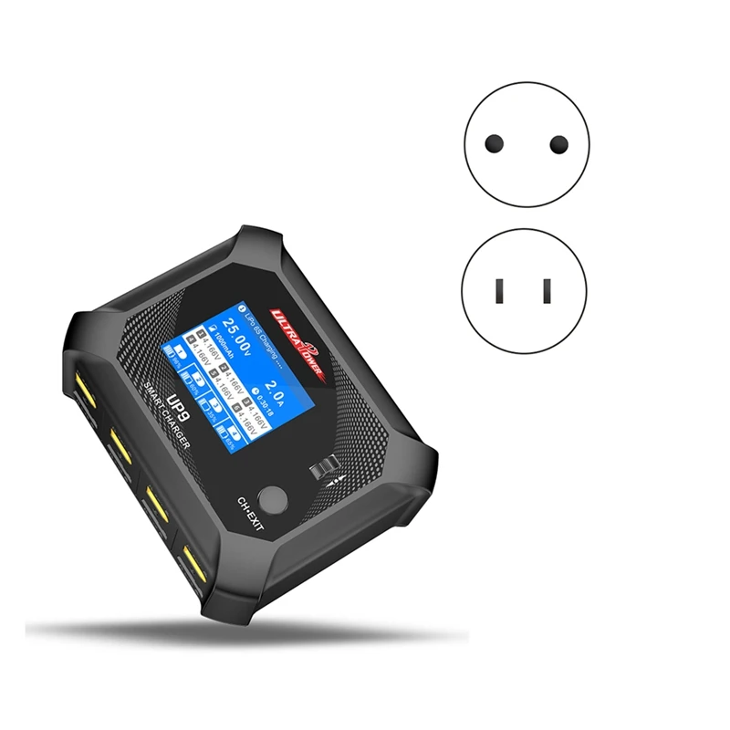 

Ultrapower UP9 AC 100W 100-240V 4 Channels Smart Blance Charger Discharger For 1-6S Lipo/Lihv/Liion/Life Battery