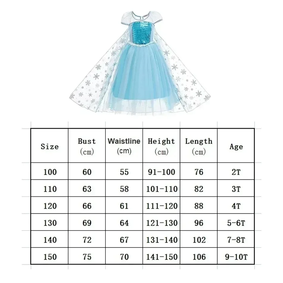 Kinder Belle Aurora Kostüm Mädchen Halloween Prinzessin Cosplay Party Kleid Pfirsich Ariel Rapunzel Aschenputtel Anna Elsa Geburtstags tuch – Detail 1