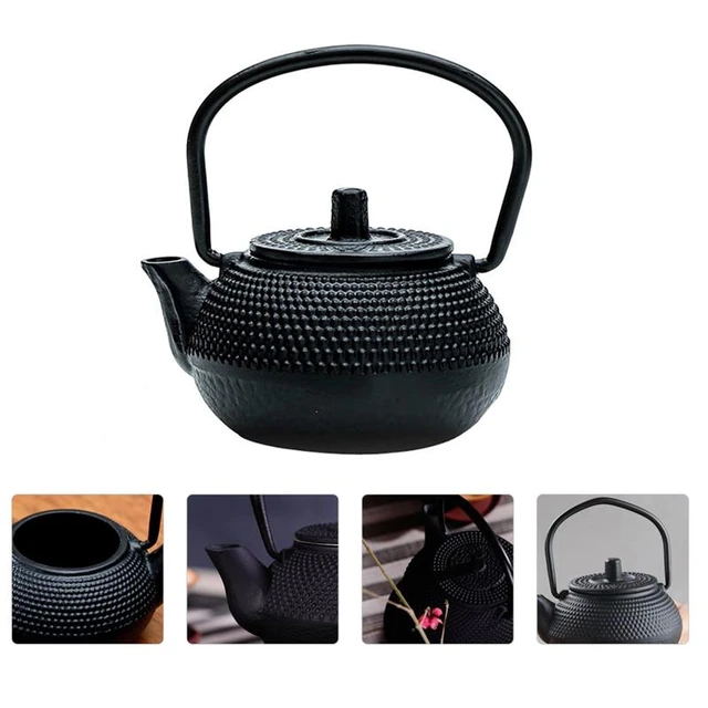 Home Office Small Tea Pets Tea Kettle Ornament Rustproof Cast Iron