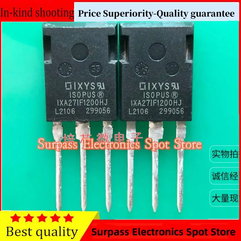 

10PCS-100PCS IXA27IF1200HJ IXA271F1200HJ TO-247 1200V 43A Price Superiority-Quality guarantee