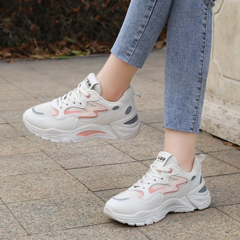 Height Increasing Chunky Sneakers Women Platform Shoes New Fashion Breathable Mesh Sport Women's Sneaker Casual Sneakers 5