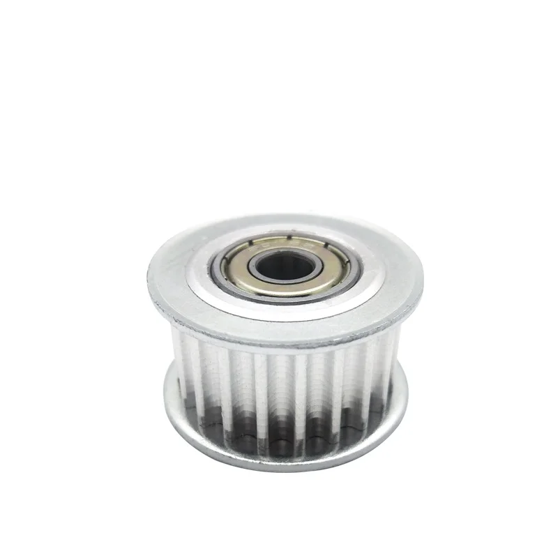 HTD 5M 20T/24T/25T/30 Teeth Idler Pulley Tensioner Wheel 1pcs Bore 5-15mm with Bearing Guide Synchronous Pulley Width 16/21/27mm timing belt pulley fixed pulley timing pulley belt pulley