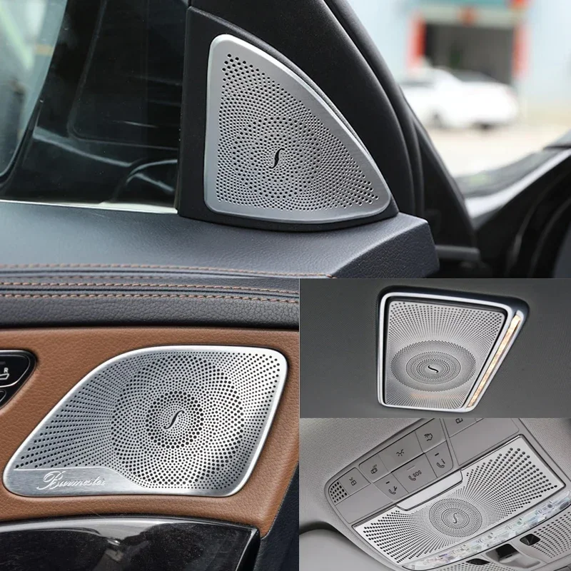 Car Door Audio Cover for Mercedes Benz S class S320 S350 W222 car door audio cover