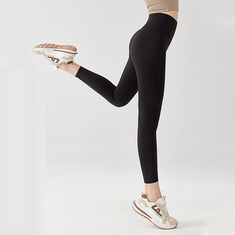 Women's Yoga Pants With Pockets High Waist Stretch Leggings Sweatpants Nake-Feeling Sports Leggings Yoga Leggings Workout Pants 6