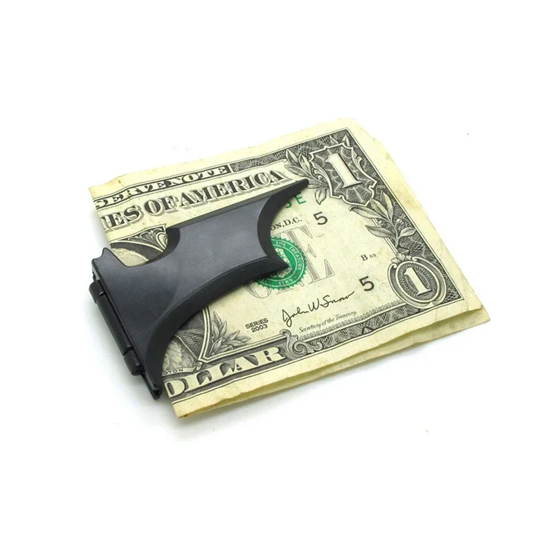 

Stainless Steel EDC Bat Banknote Clip Outdoor Portable Pocket Money Clip Tool Metal Wallet Emergency Survival Tool