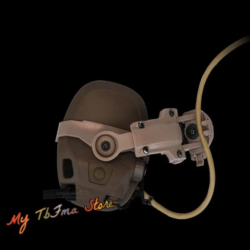 FMA Amp Tactical Noise Reduction Ear Helmet Connected Guide Rail Connecting Bridge Connector TB1372-B