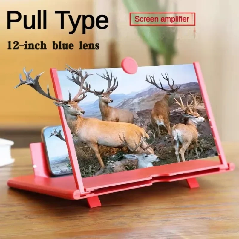 Phone Screen Amplifier 14/12/10Inch 3D Screen Amplifier for Smartphone