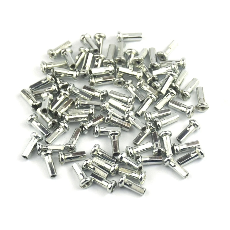 MTB Bike Road Bicycle Nipples 60Pcs/pack 14G 14mm 2.0mm Ultralight High Strength Colorful Spokes Nipple Bike Spoke Caps bike spokes nipples
