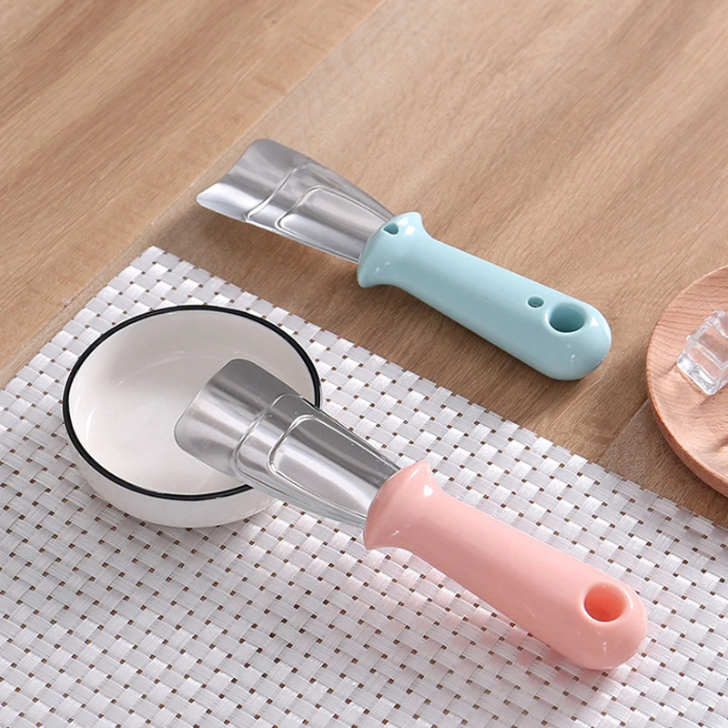 Stainless Steel Kitchen Fridge Clean Gadget Pink Defrosting Shovel Freezer Ice Scraper Deicing Tool Portable Accessories