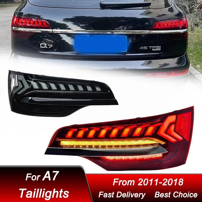 

Car Tail Lights For Audi Q7 2006-2015 new style FULL LED Tail Lamp Dynamic Turn Signal Light Tail Lamp Assembly