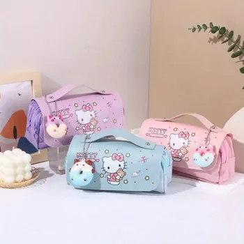 Sanrio trousse à crayons HelloKitty Double étui étanche pour stylos