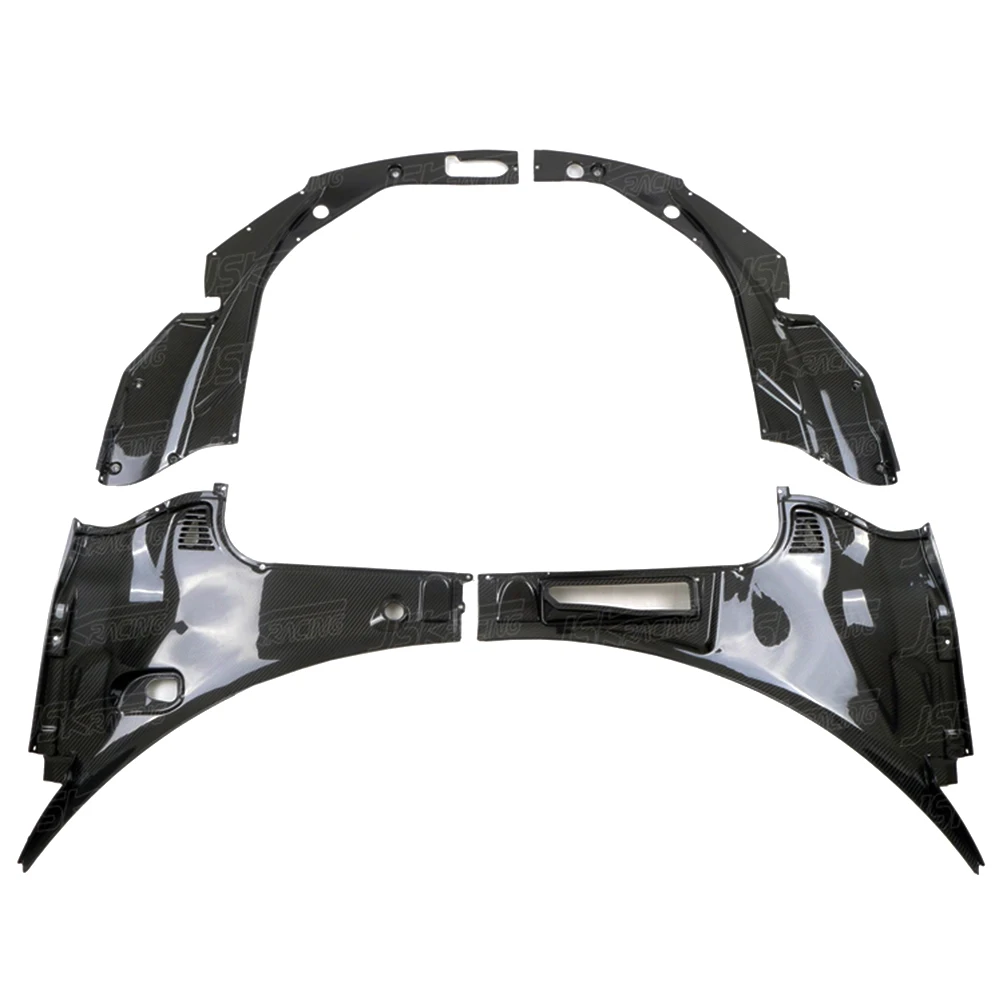 

For Ferrari 458 Italia And Spider 2011-2016 Dry Carbon Fiber Front Trunk Lid Kits (4 Pcs) Lhd