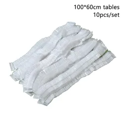 Eco - Friendly Waterproof Elastic Edged Disposable Table Covers - 10 Pack (100 - 60cm tables)