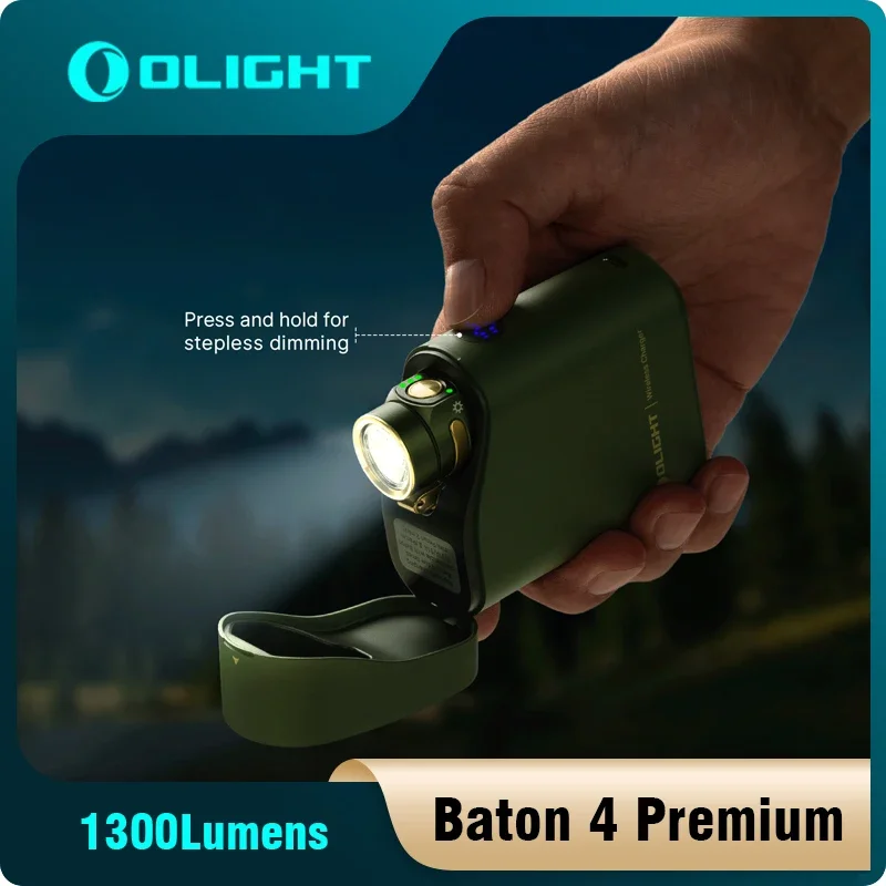 Baton 4-LED懐中電灯,強力なLEDライト,1300ルーメン,タイプC,USB