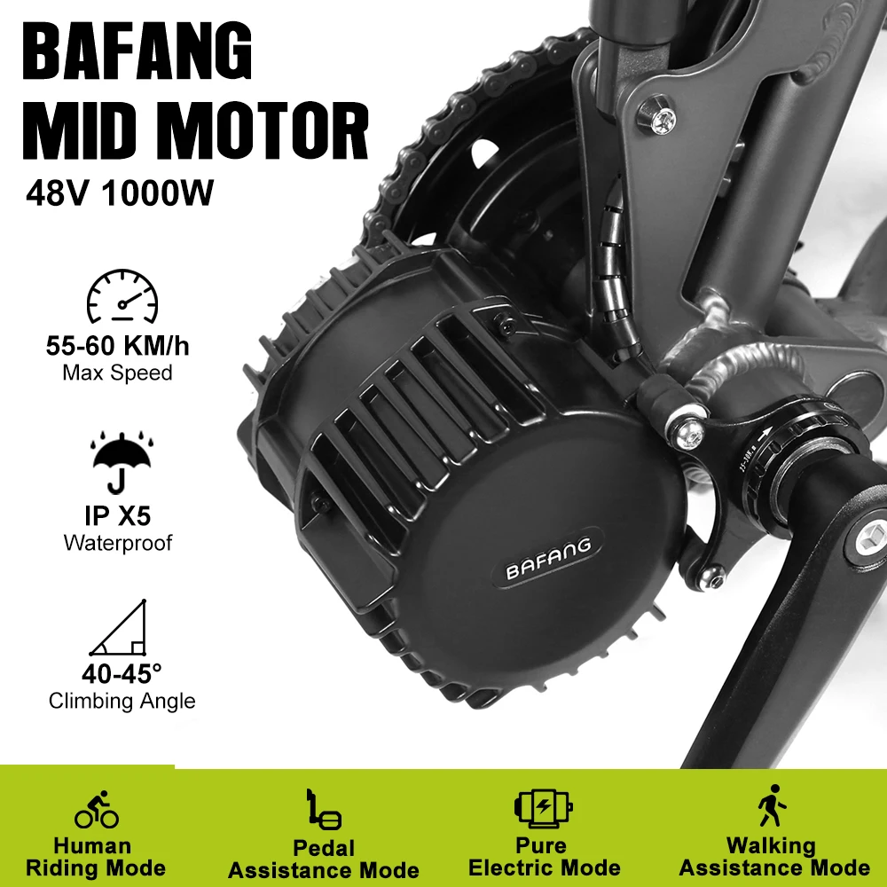 Bafang 1000W Motor Mid Drive 48V 52V 