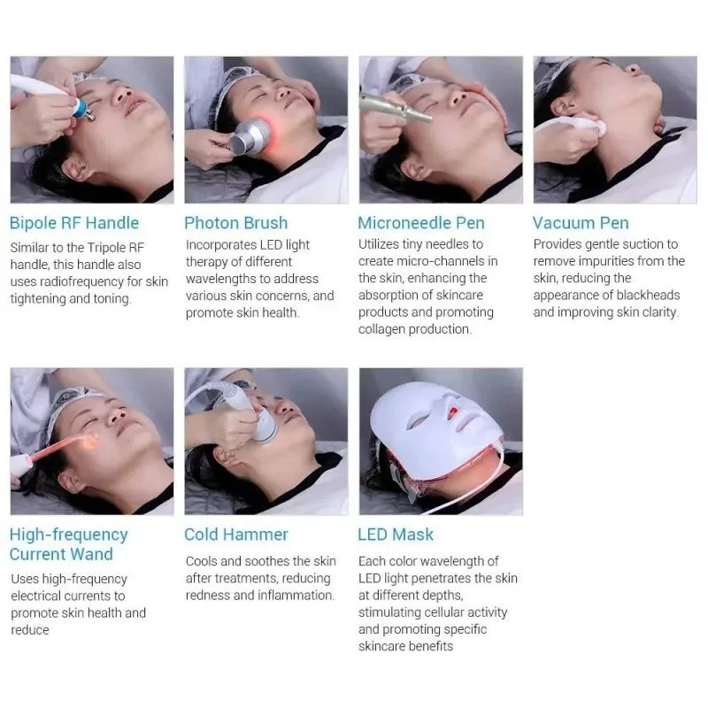 Hydro oxygen co2 bubble 15 in 1 Facial Machine