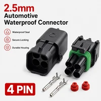 4Pin 2.5mm GM Automotive Weather Pack Waterproof Connector Male Female Plug Socket DJ3041Y-2.5-11/21  For GM 1