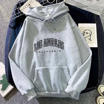 هوديي مطبوع عليه حروف على الموضة الأوروبية والأمريكية للرجال والنساء للأزواج للخريف والشتاء على الطراز الكوري بقلنسوة غير رسمية فضفاضة 2