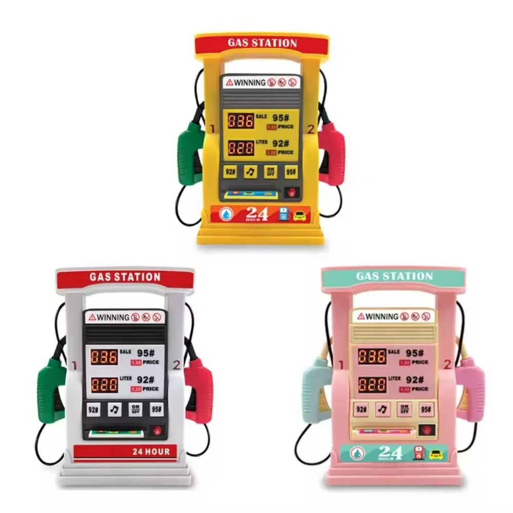 Jouet Avec Lumières Et Sons Kids Petrol Station Station Pour Jouets Interactifs Réalistes Jouet Pompe À Carburant Simulation Faux Jeu De Jeux Éducatifs Bureau - Jeux - Jouets Jouet Station Essence - 12