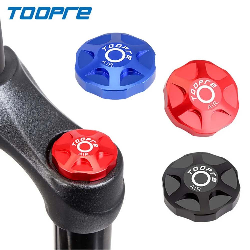 

1 Set MTB Bicycle Fork Cover Cap Aluminum Alloy Air Fork Nozzle Cover Shock Absorption Front Fork Shoulder Gas Cap Cover
