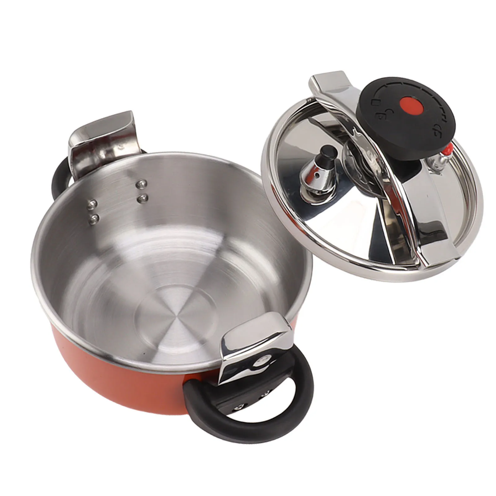 2L Mini Stainless Steel Pressure Cooker – Gas & Induction 3