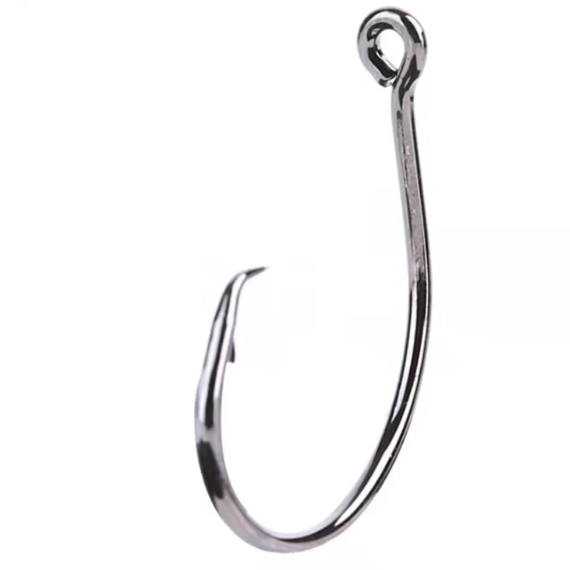 Фото Оригинальные рыболовные крючки MUSTAD 39951, рыболовные крючки из углеродистой стали, острые, устойчивые к ржавчине, морские крючки для ловли карпа, рыболовные крючки №5