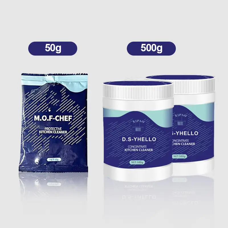 Concentrated Heavy Oil Pollution Cleaner Household Strong Degreasing Cleaning Bubble Powder Kitchen Smoking Machine Cleaner oil cleaner kitchen cleaner