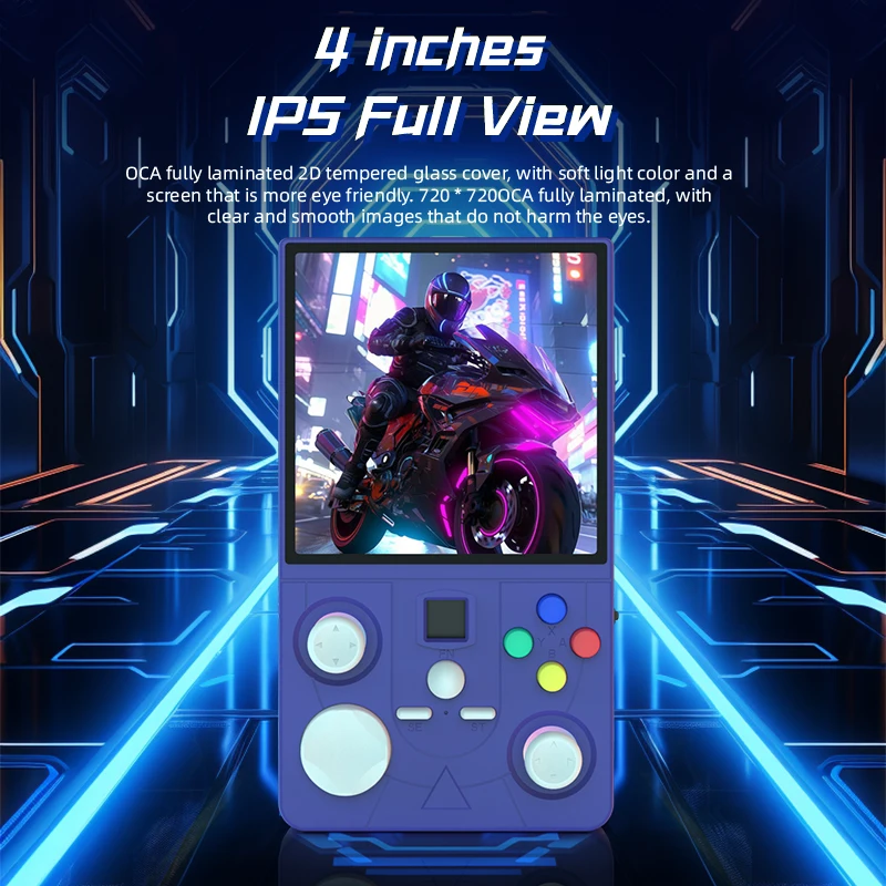 DC40V Retro WIFI Handheld Game Console 4000mAh 4.0Inch IPS Screen Portable Pocket Video Player 128GB Open Source Consoles DC35V