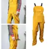 Heavy Duty Welding Clothing Cowhide Leather Welding Apron Split Leg Heat Resistant Bib Apron with Pockets Tool for Men Women 3