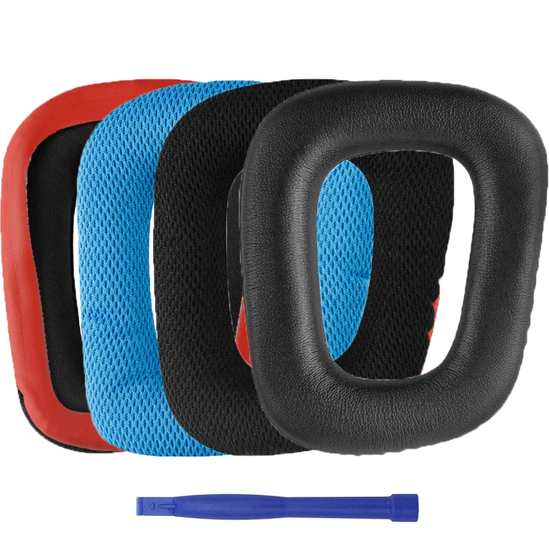 Cuscinetti Di Ricambio In Rete Di Pelle Proteica Cuscinetti Per Cuscinetti Auricolari Per Logitech G930 G432 G431 G430 G332 G331 G231 G35 F450 Cuffie