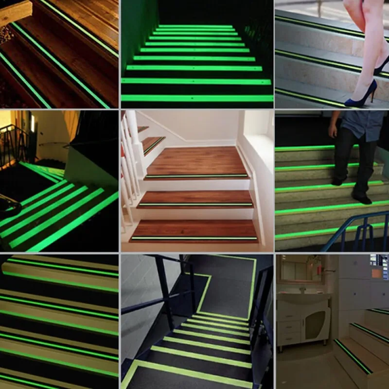 Glow-in-the-Dark Anti-Slip Safety Tape – Luminous, Long-Lasting, Non-Slip Texture with Secure Adhesion