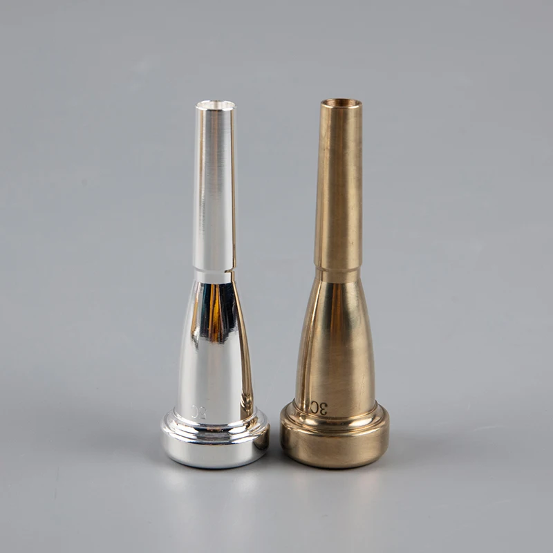 Professional Trumpet Mouthpiece Meg 3C/5C/7C Size for Bach Beginner Musical Trumpet Accessories Parts or Finger Exerciser trumpet instrument,trumpet mouthpiece remover