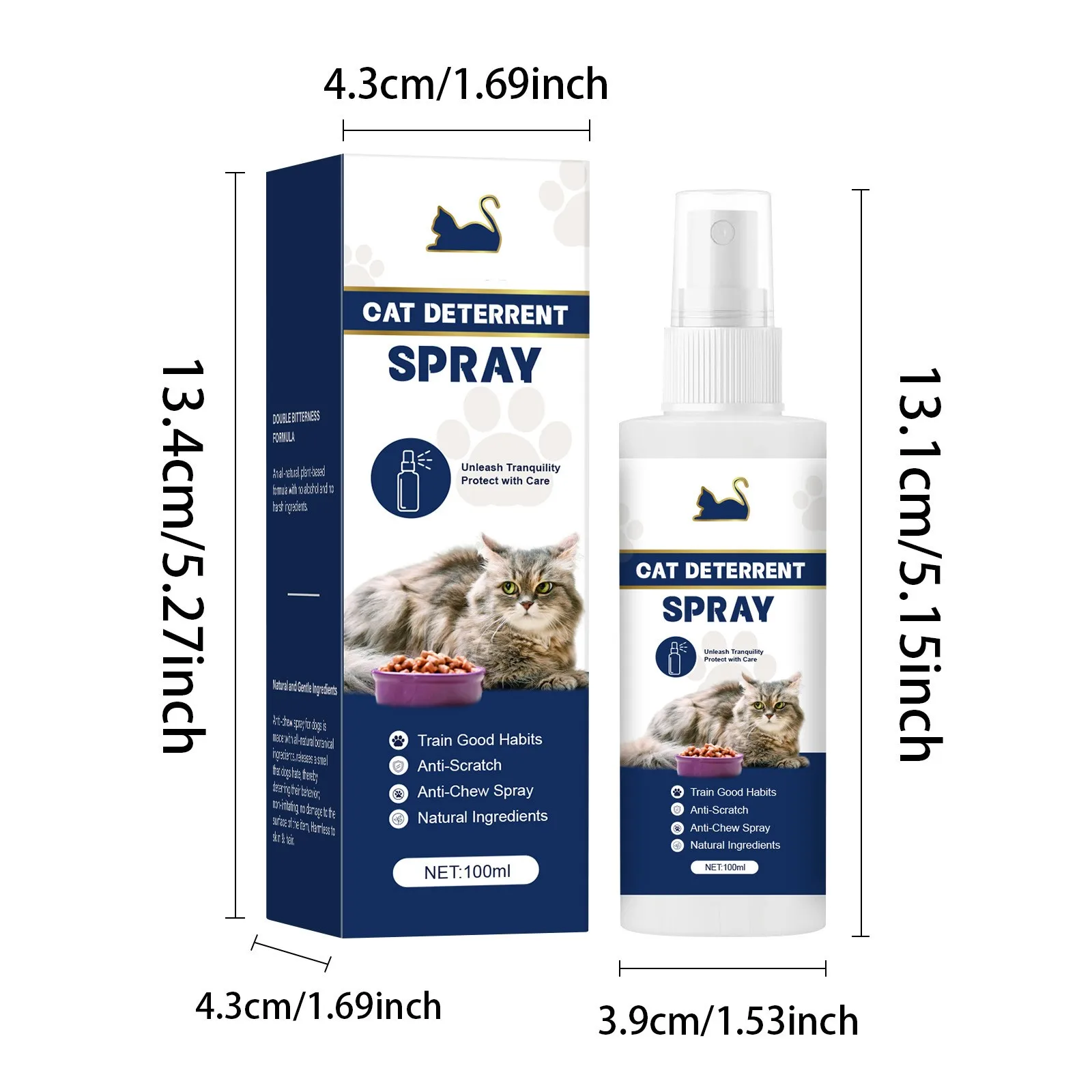 New 100ml Set Up Indoor Restricted Areas To Drive Away Dogs And Spray Furniture And Sofas To Prevent Scratching Biting
