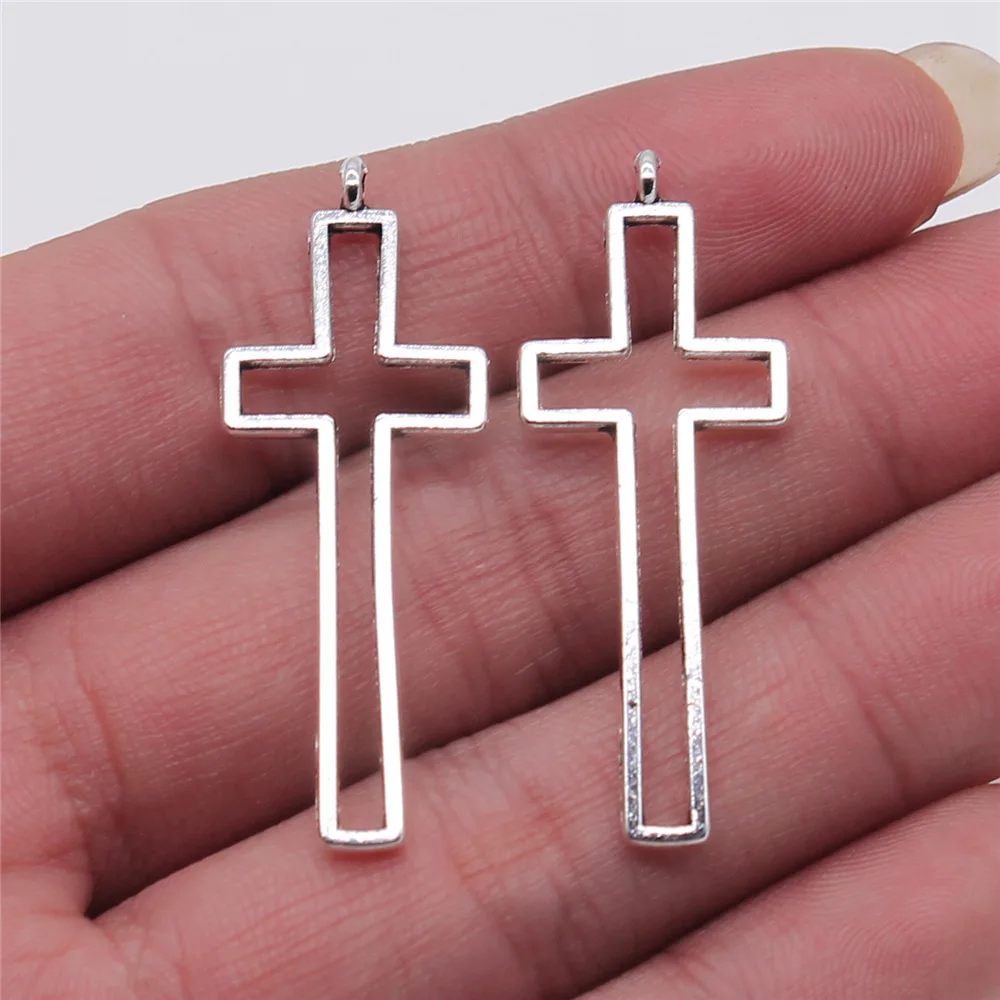 10pcs Cross Charms Religious Beliefs Pendant DIY Handmade Jewelry Handcraft Accessories 