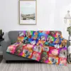 Sing 2 Movie All Characters Knitted Blankets Flannel Cartoon Cute Super Soft Throw Blankets for Outdoor Travel Bed Rug 1