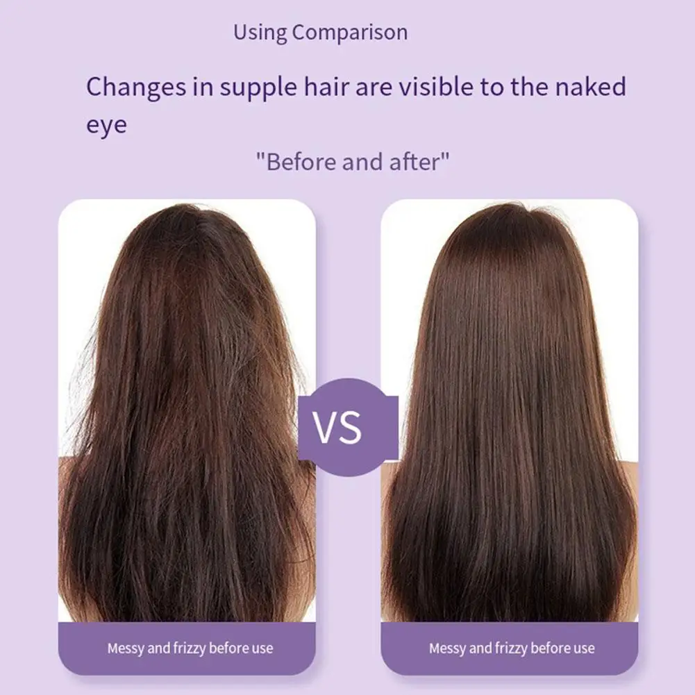 Description Picture 6 of item2 In 1 Wireless Hair Hot Comb Mini Usb Charging Straightener Ion Fast Styling Portable Heating Tools Hair Care Negative Hai E3u3