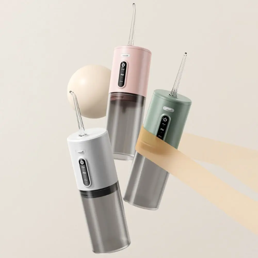 전문가용 USB 충전식 구강 세정기 딥 클린 휴대용 치아 세정기 3단계 펄스 워터 플로서 교정기 세정