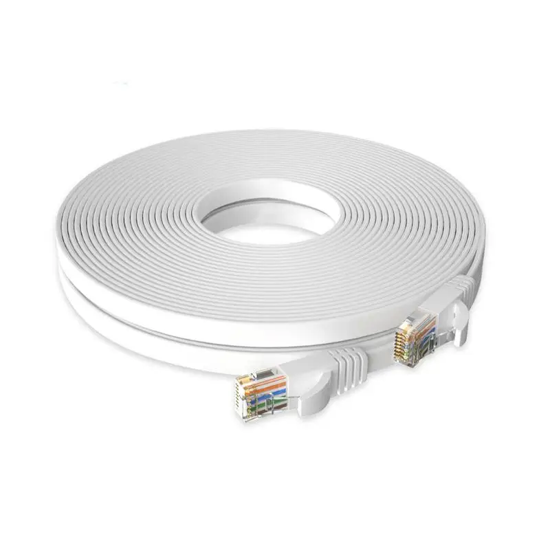 Premium Flat Cat6 Ethernet Cable - Ultra-Fast Network Connection Cable