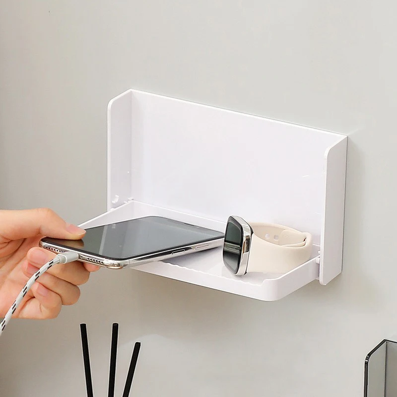 Cosmetics Storage Rack Foldable Wall Mounted Punch-Free Dressing