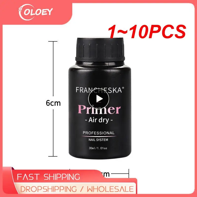 

1~10PCS 30ml Fast Air Primer UV LED Gel Base Primer Soak Off Gel Coat Balancing Fluid Nails Primer Base Varnish Polish For