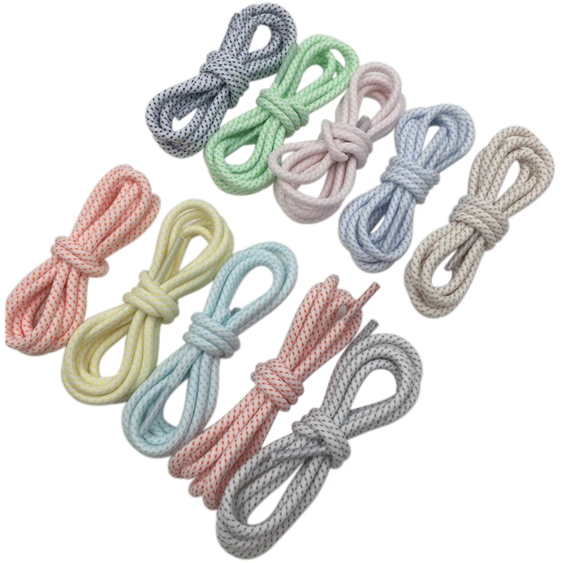 (30pairs/Lot) Weiou 16 Colors Athletic Hiking Custom Made Shoe Laces Walking Boot Laces Polyester Round Multi Color Shoelaces