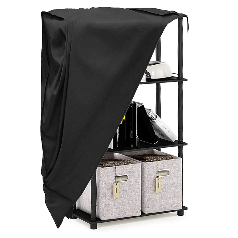 Waterproof Rack Storage Shelving Unit Dust Cover Protector See Through Fits Racks 36"L X 18"W X 72"H Furniture Accessories