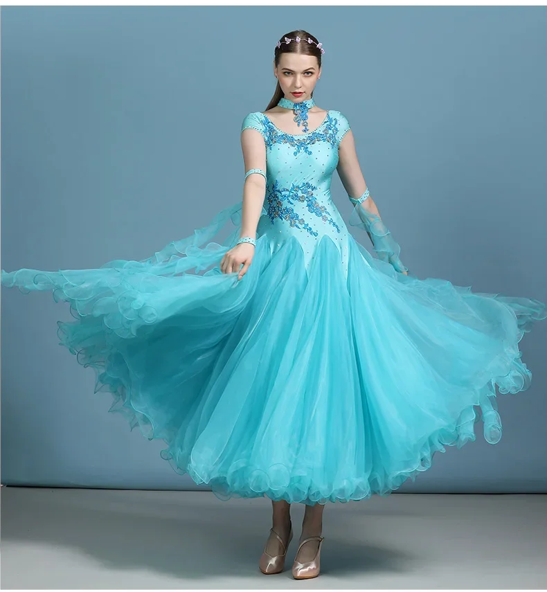Ballroom Dance Competition Dress Dance Ballroom Waltz Dresses Standard Dress Women
