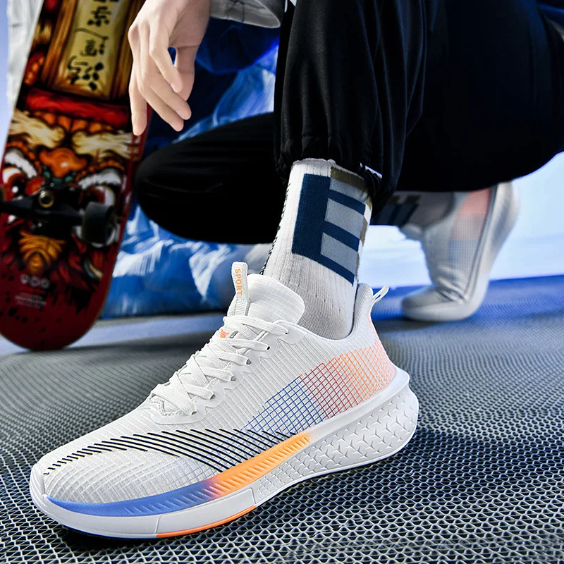 

Кроссовки tenis masculino с воздушной подушкой в гранулах, унисекс, дышащая удобная сетчатая прогулочная обувь для мужчин и женщин